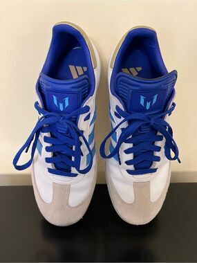 Size 9 Adidas Samba X Lionel Messi Indoor Soccer Shoes ID 3550